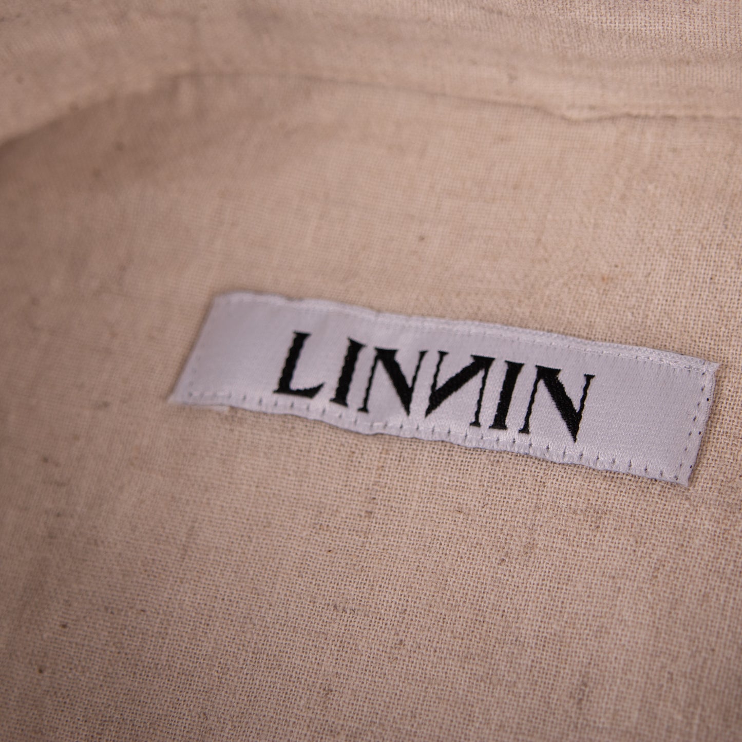 100% LINNEN BEIGE OVERHEMD